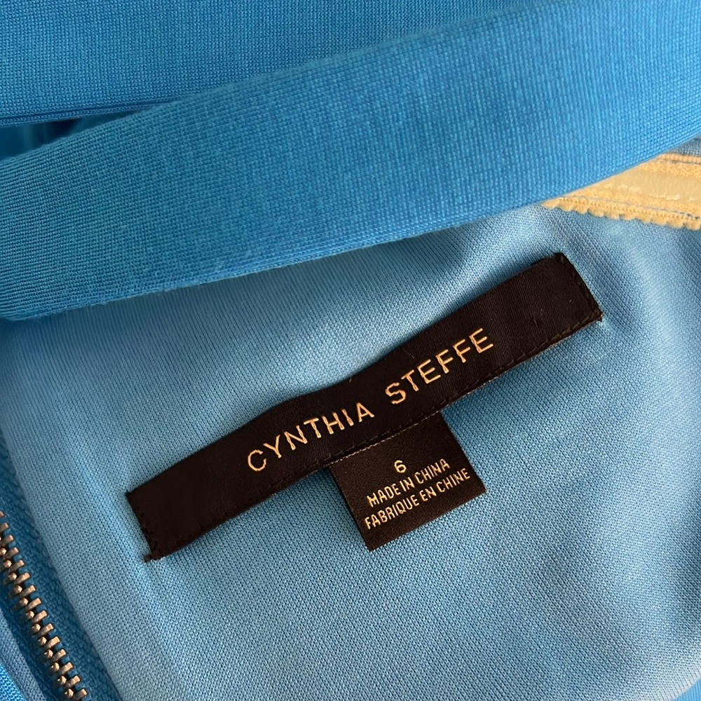 CYNTHIA STEFFENS Blue Dress 6 - Picture 7 of 8